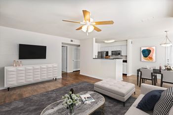 Simulated Wood Floors at Stonebriar Woods Apartments, Overland Park, 66213